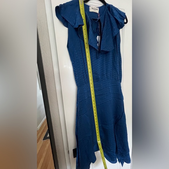 NWT Zadig & Voltaire Racky Jac Silk Midi Dress - Picture 15 of 15